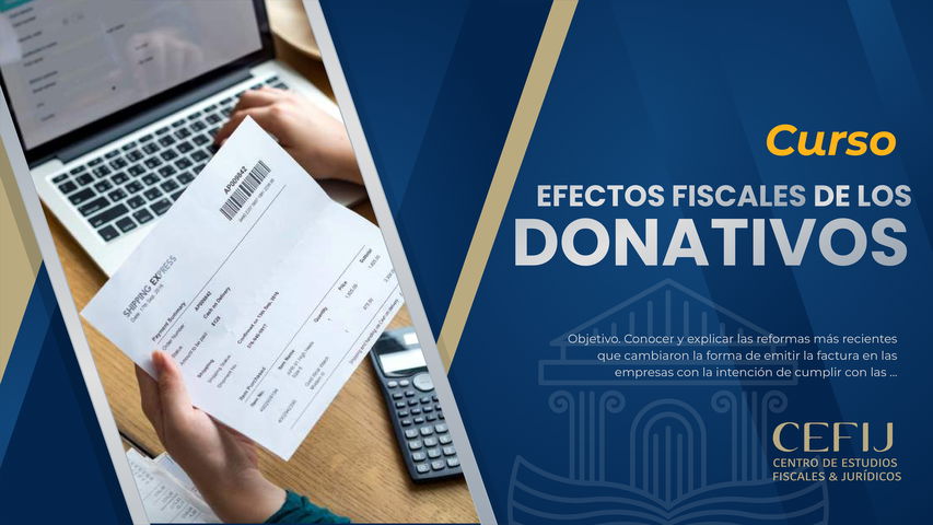 EFECTOS FISCALES DE LOS DONATIVOS