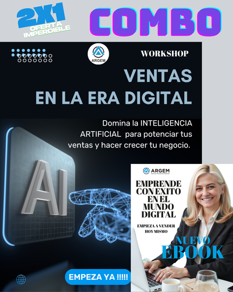 PROMO HASTA 31 12 25 COMBO MENTORIA ASINCRONICA + EBOOK