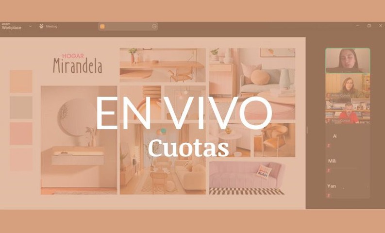 Decoración de Espacios EN VIVO | CUOTAS
