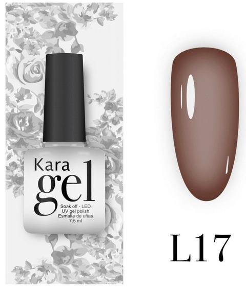 AGOTADO. ESMALTE JELLY COLOR CAFE. KARA GEL 