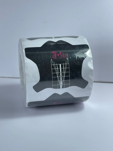AGOTADO. ROLLO DE MOLDES CUADRADOS NEGRO. 300 UNIDADES