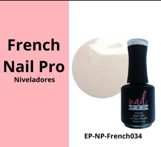 ESMALTE NIVELADOR  NAIL PRO FRENCH 034 (NUDE CLARO ) 15ML.