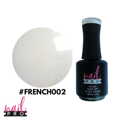 ESMALTE NIVELADOR 002 BLANCO LECHOSO NAIL PRO 