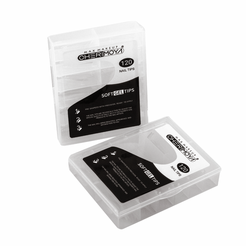TIPS SOFT GEL STILLETO CHERIMOYA 120 UNIDADES 