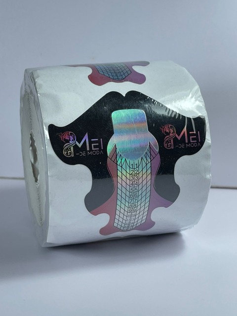 ROLLO DE MOLDES STILLETO. 300 UNIDADES