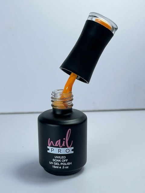 ESMALTE NAIL PRO15 ML. NARANJO PASTEL NEON X058