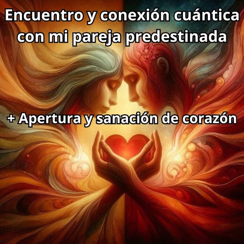 Encuentro y conexión cuántica con mi pareja predestinada + Apertura y sanación de corazón