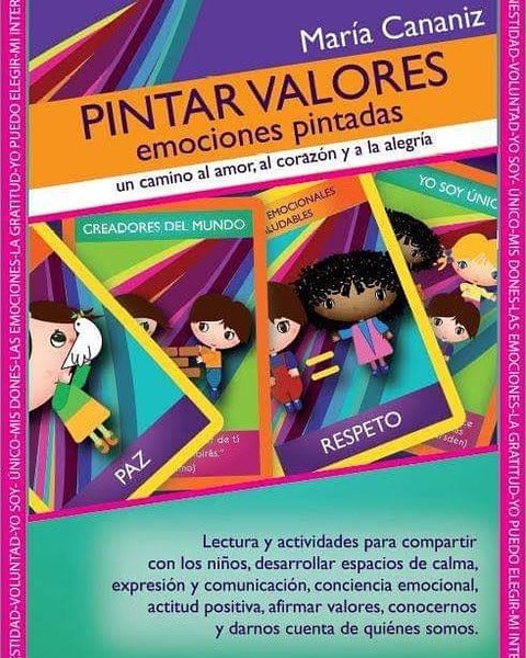 Libro pintar Valores Emociones pintadas (digital)