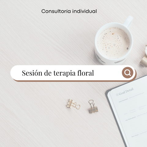 Sesión terapia floral (virtual-presencial)