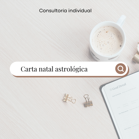 Carta natal astrológica (virtual-presencial)