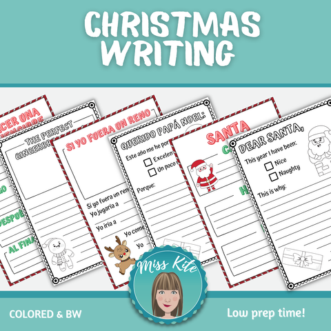 Escritura navideña - Christmas Writing A COLOR