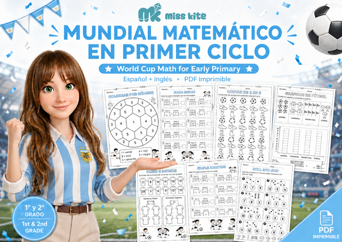 Mundial matemático en primer ciclo - Español - Inglés