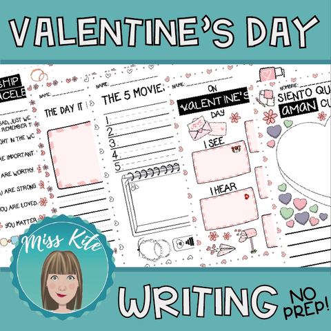 Escritura de San Valentín - Valentine's Day Writing 