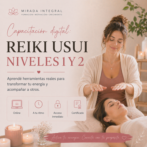 ✨Reiki Usui Niveles 1 y 2✨