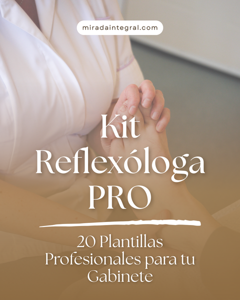 ✨Kit Reflexóloga PRO: Plantillas Profesionales para tu Gabinete✨