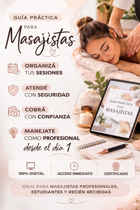✨Guía práctica para masajistas✨