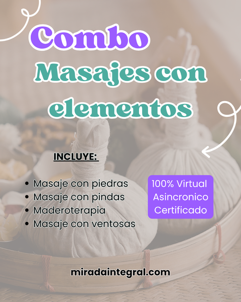 ✨COMBO MASAJES CON ELEMENTOS✨