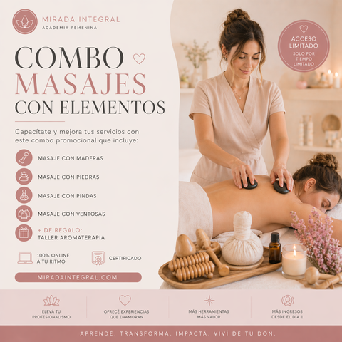 ✨COMBO MASAJES CON ELEMENTOS✨