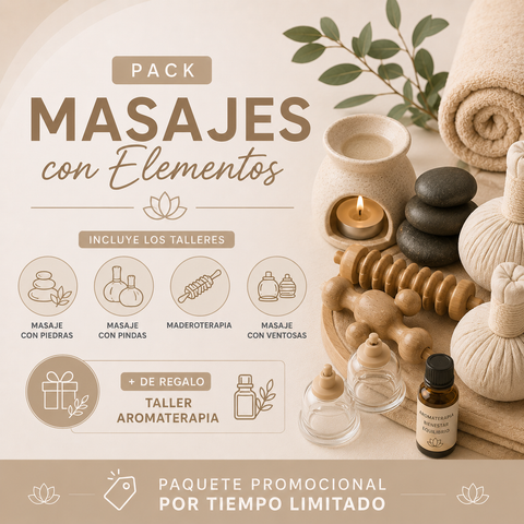 ✨COMBO MASAJES CON ELEMENTOS✨