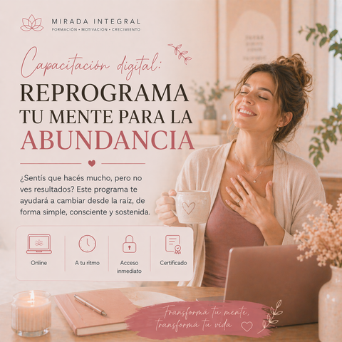 ✨Reprograma tu mente para la abundancia ✨