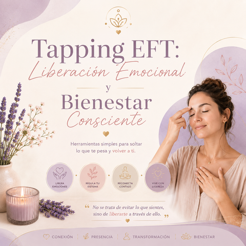 ✨Tapping EFT: Liberación Emocional y Bienestar Consciente✨