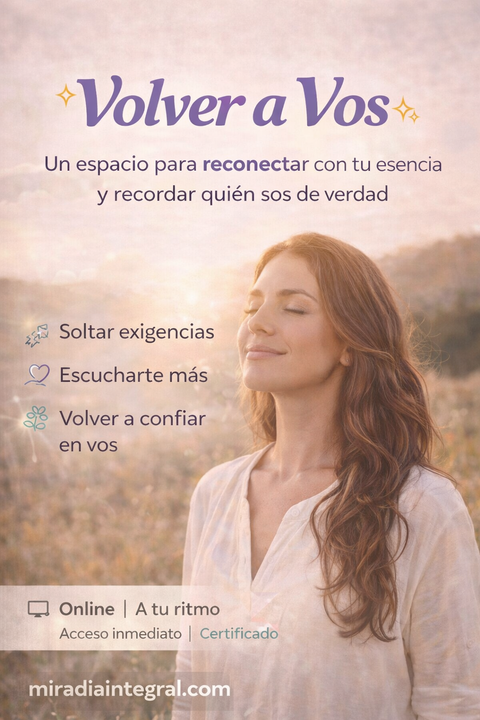 ✨ Volver a vos ✨