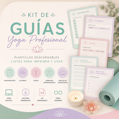 ✨Kit de Guías Yoga Profesional✨