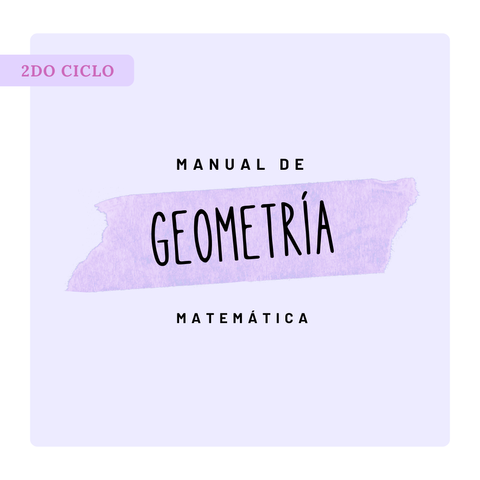 Manual de geometría