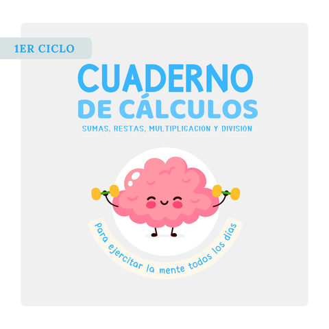 Cuaderno de cálculos - Cuatro operaciones