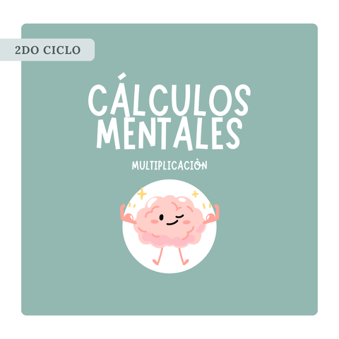 Cuaderno de cálculos mentales - Multiplicación