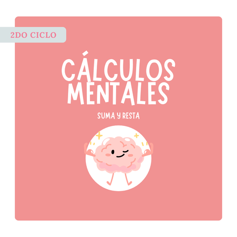 Cuaderno de cálculos mentales - Suma y resta