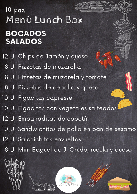 Lunch Box Salado y Box dulce