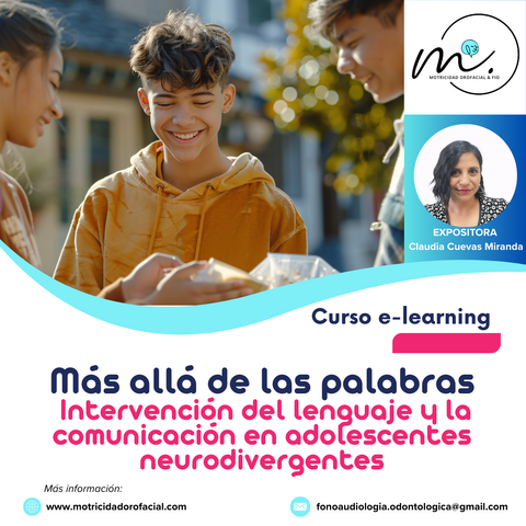 Curso Más allá de las palabras: Intervención del lenguaje y la comunicación en adolescentes neurodivergentes