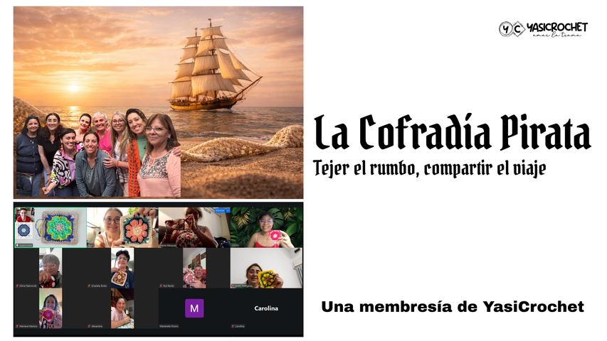 La Cofradía Pirata - una membresía de YasiCrochet