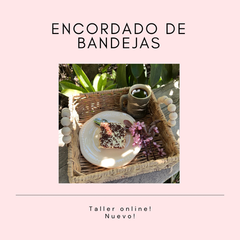 Aprende a tejer una bandeja con las técnicas de Cesteria y Encordado!