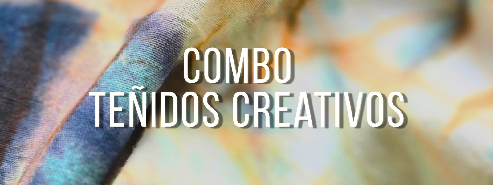 Combo teñidos creativos en tela. Guías paso a paso de diseño textil artesanal con técnicas de teñido Shibori japonés y atados Tie-Dye profesional con recetas de fijación de color.