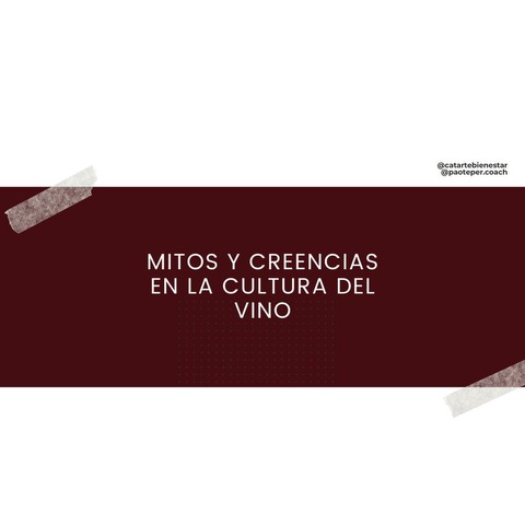 CLASE MITOS Y CREENCIAS EN LA CULTURA DEL VINO