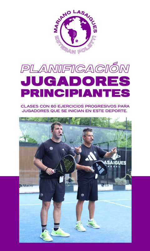 E-book nuevo Planificación y Ejercicios para Jugadores de nivel Principiante