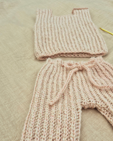 Nivel 1 - CONJUNTO BABY BASIC CROCHET