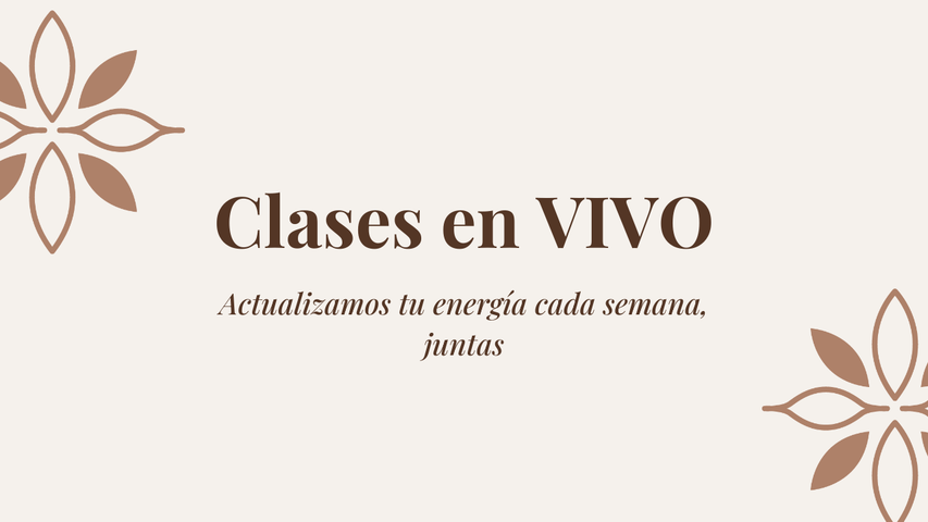 Clases en vivo- Punto Calma