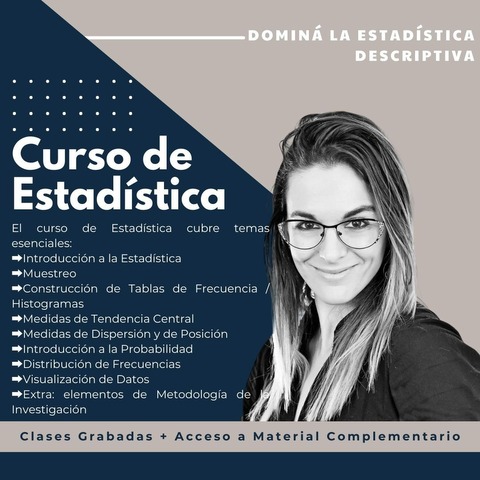 CURSO 1: ESTADÍSTICA DESCRIPTIVA 