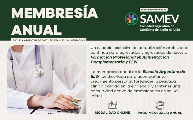 Membresía Anual Escuela Argentina de BLW