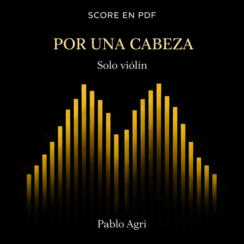 Por una cabeza -Original arrengement for Solo violin