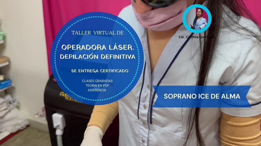 Capacitación depilación definitiva-soprano ice de Alma