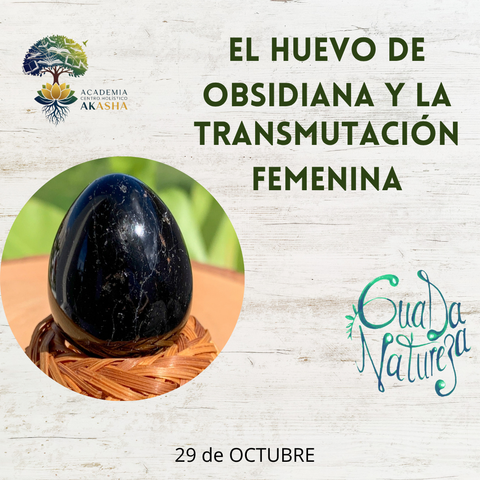 TALLER EL HUEVO DE OBSIDIANA Y LA TRANSMUTACIÓN FEMENINA