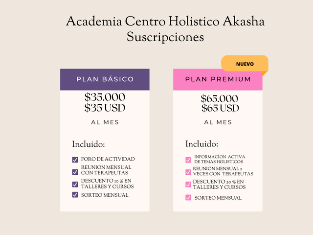 combo pack membresia