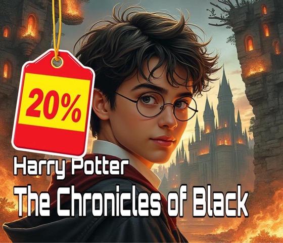 Harry Potter: The Chronicles of Black/Discount Pack/Books #'s 1-2-3-4-5-6.