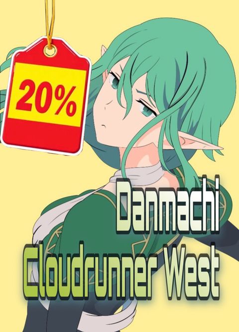 Danmachi: Cloudrunner West/Discount Pack/Books #'s 1-2-3-4.