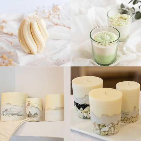 Experta en velas: 4 en 1