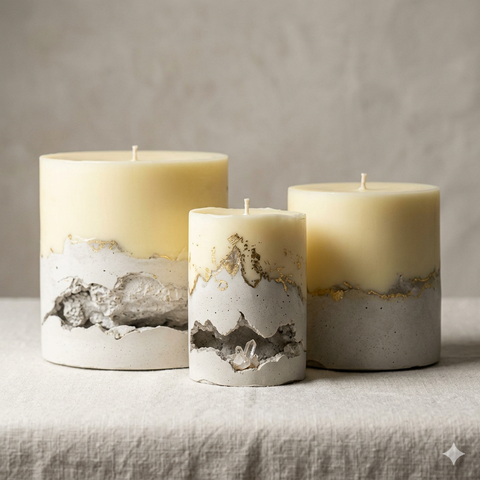 Curso de velas 3d base de cemento (en videos)